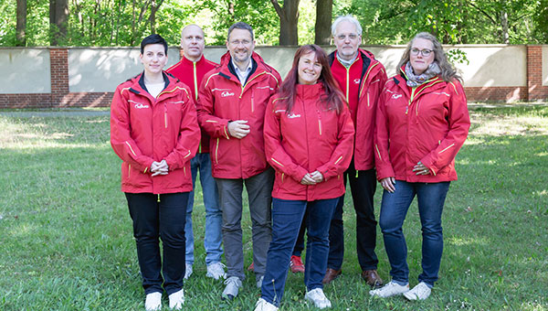 Gruppenbild des Technikteams Wiwo Wildau